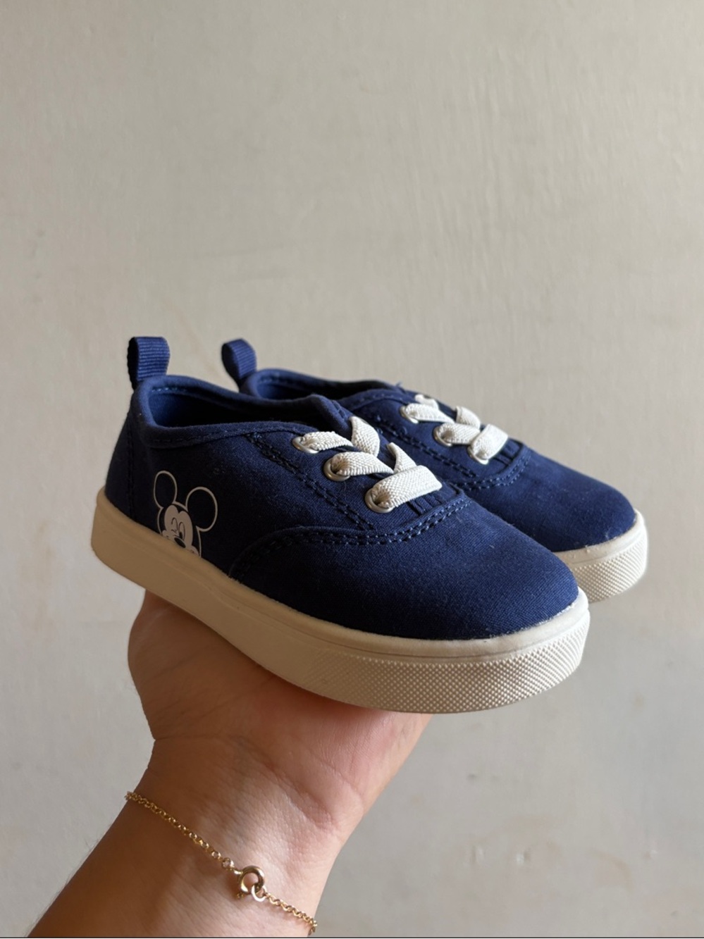 Old Navy x Disney Mickey Mouse Blue Canvas Sneakers